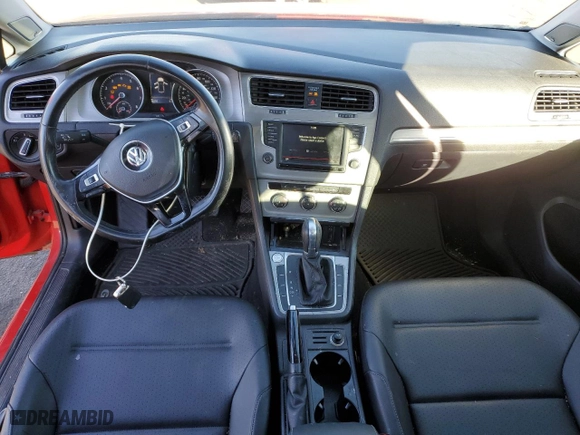 2016 Volkswagen Golf TSI SE with VIN 3VW217AU7GM013686, listed as a Copart auction lot 70917842 with 96,155 mi miles. Bid and sale history available at carsss.com. Image 8.