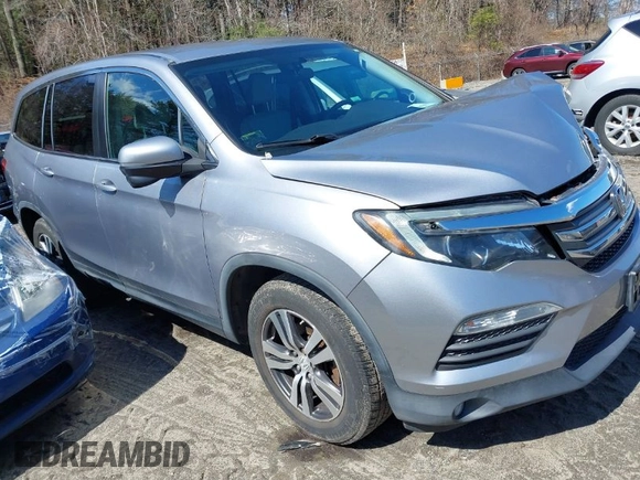 2016 Honda Pilot EX with VIN 5FNYF6H35GB004589, listed as a IAAI auction lot 41786117 with 107,717 mi miles. Bid and sale history available at carsss.com. Image 1.