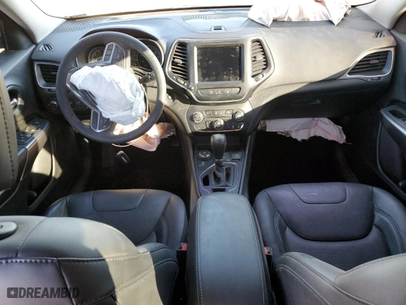 2021 Jeep Cherokee Latitude Lux with VIN 1C4PJMMX4MD221870, listed as a Copart auction lot 42187165 with 0 mi miles and Salvage Title. Bid and sale history available at carsss.com. Image 8.