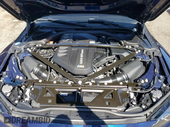 2022 BMW M3 with VIN WBS53AY08NFM32792, listed as a Copart auction lot 51468675 with 26,040 mi miles and Salvage Title. Bid and sale history available at carsss.com. Image 11.