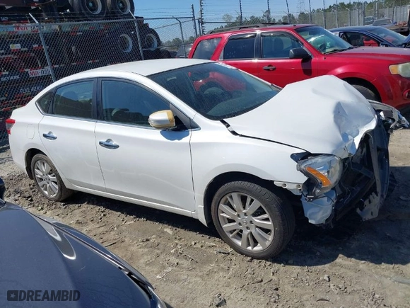 2015 Nissan Sentra S with VIN 3N1AB7AP7FY311090, listed as a IAAI auction lot 41828958 with 78,000 mi miles. Bid and sale history available at carsss.com. Image 1.