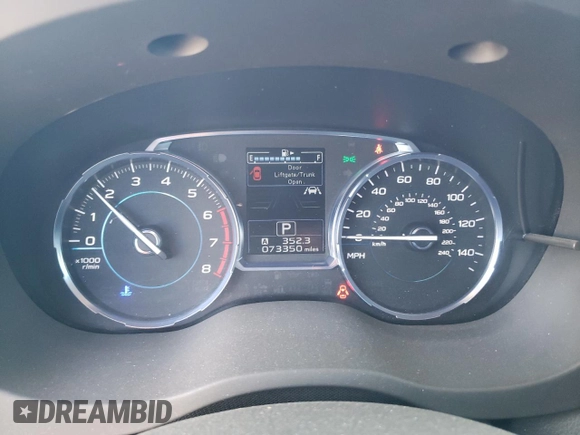 2018 Subaru Forester Premium with VIN JF2SJAGC0JH489953, listed as a Copart auction lot 68532102 with 73,350 mi miles and . Bid and sale history available at DreamBid. Image 9.