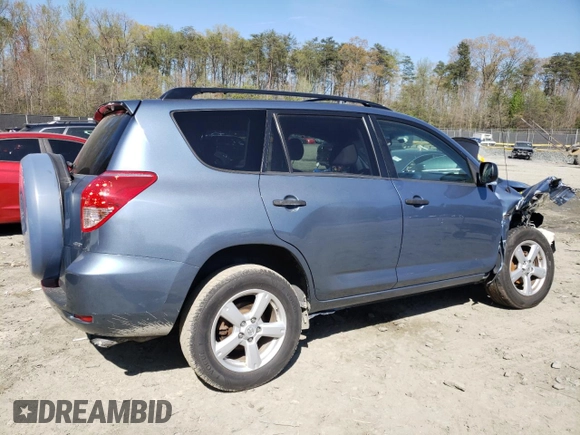 2008 Toyota RAV4 with VIN JTMBD33V186060481, listed as a Copart auction lot 52230785 with 166,013 mi miles and Salvage Title. Bid and sale history available at carsss.com. Image 3.