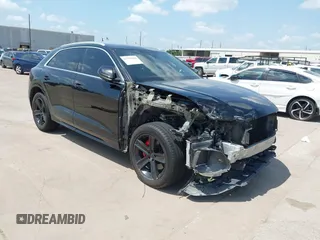2019 Audi Q8 Premium with VIN WA1AVAF18KD020465, listed as a IAAI auction lot 42183030 with 104,880 mi miles and . Bid and sale history available at DreamBid. Image 1.