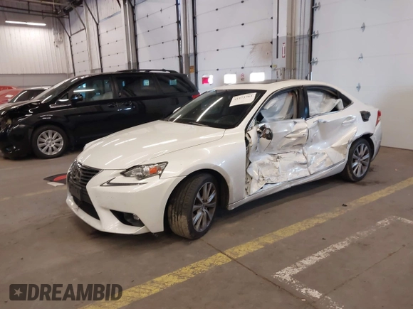 2015 Lexus IS 250 with VIN JTHBF1D27F5047352, listed as a IAAI auction lot 41573703 with 1 mi miles. Bid and sale history available at carsss.com. Image 2.