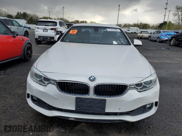 2015 BMW 4 Series 428i with VIN WBA3V7C54F5A24568, listed as a Copart auction lot 51323465 with 83,338 mi miles and Clean Title. Bid and sale history available at carsss.com. Image 5.