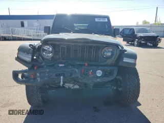 2024 Jeep Wrangler Rubicon z VIN 1C4PJXFG8RW226581, wystawiony jako Copart lot #55681685 z przebiegiem 17 738 mil mil oraz Szkoda całkowita • Salvage title. Historia ofert i sprzedaży dostępna na DreamBid. Obrazek 5.
