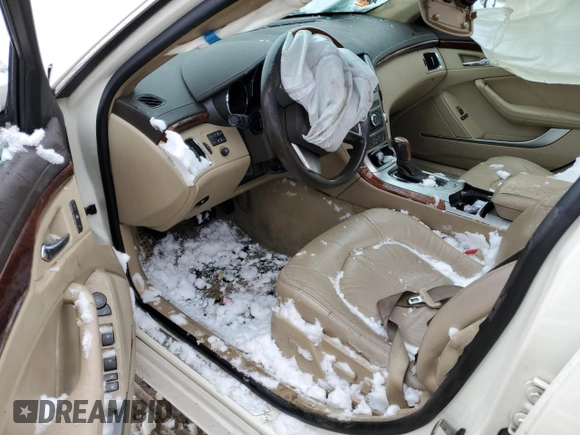 2008 Cadillac CTS AWD w/1SA with VIN 1G6DG577880210177, listed as a Copart auction lot 44884255 with 0 mi miles and Salvage Title. Bid and sale history available at carsss.com. Image 8.