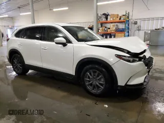 2022 Mazda CX-9 Touring with VIN JM3TCBCY6N0622621, listed as a Copart auction lot 45153405 with 46,204 mi miles and Salvage Title. Bid and sale history available at carsss.com. Image 4.