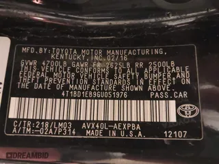 2016 Toyota Avalon Hybrid XLE Premium with VIN 4T1BD1EB9GU051976, listed as a IAAI auction lot 41839380 with 105,531 mi miles. Bid and sale history available at carsss.com. Image 9.
