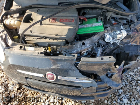2017 FIAT 500 Pop with VIN 3C3CFFLR6HT594220, listed as a Copart auction lot 52114185 with 107,171 mi miles and Salvage title. Bid and sale history available at DreamBid. Image 13.