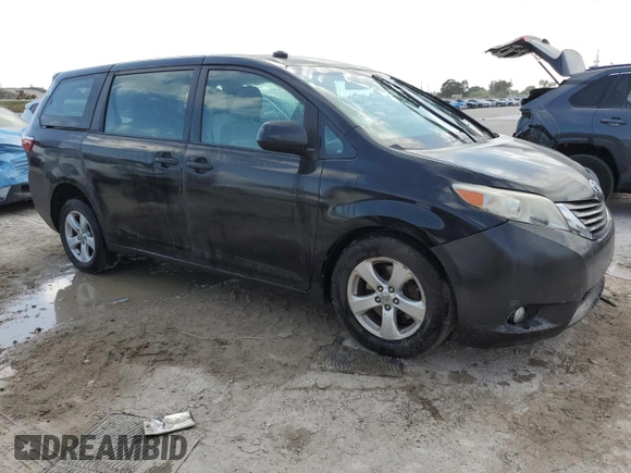 2017 Toyota Sienna L with VIN 5TDZZ3DC0HS860346, listed as a Copart auction lot 47974115 with 215,599 mi miles and Clean Title. Bid and sale history available at DreamBid. Image 4.
