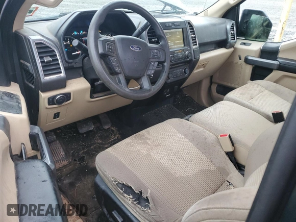 2015 Ford F-150 XL with VIN 1FTNF1EG1FKD00398, listed as a Copart auction lot 72774054 with 164,052 mi miles and Salvage title. Bid and sale history available at DreamBid. Image 8.