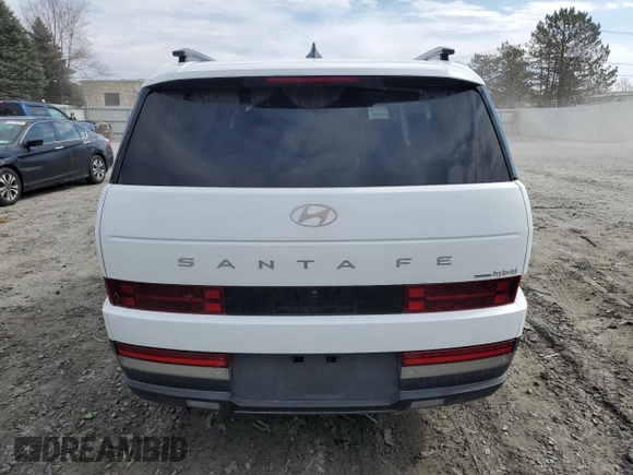 2024 Hyundai Santa Fe Hybrid Limited with VIN 5NMP3DG18RH006279, listed as a Copart auction lot 48197435 with 3,114 mi miles and Salvage Title. Bid and sale history available at carsss.com. Image 6.