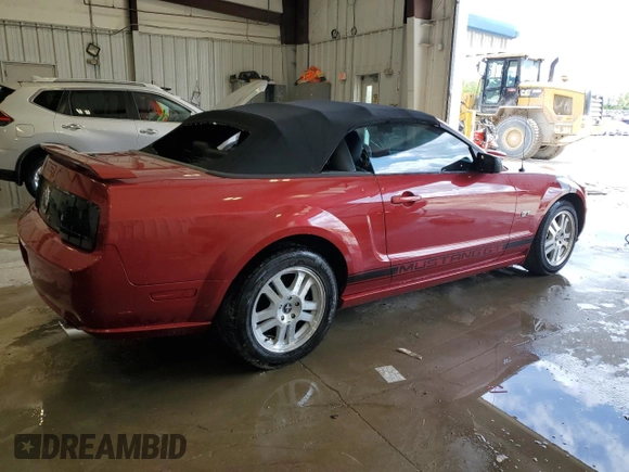 2008 Ford Mustang GT Deluxe with VIN 1ZVHT85H385156830, listed as a Copart auction lot 57519415 with 114,722 mi miles and Clean title. Bid and sale history available at DreamBid. Image 3.