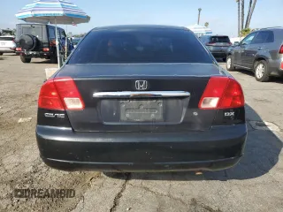 2001 Honda Civic DX with VIN 2HGES16271H566802, listed as a Copart auction lot 43362825 with 238,734 mi miles and Clean Title. Bid and sale history available at carsss.com. Image 6.