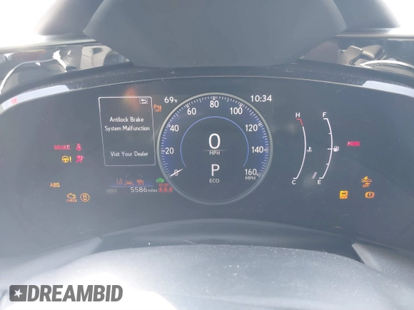 2025 Lexus NX 350h with VIN 2T2AKCEZ1SC039174, listed as a IAAI auction lot 41594338 with 5,586 mi miles and . Bid and sale history available at DreamBid. Image 7.