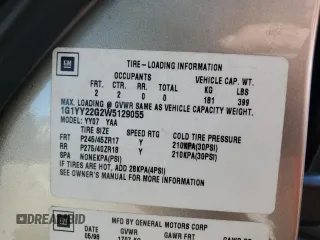 1998 Chevrolet Corvette with VIN 1G1YY22G2W5129055, listed as a Copart auction lot 69532274 with 121,529 mi miles and Salvage Title. Bid and sale history available at carsss.com. Image 13.