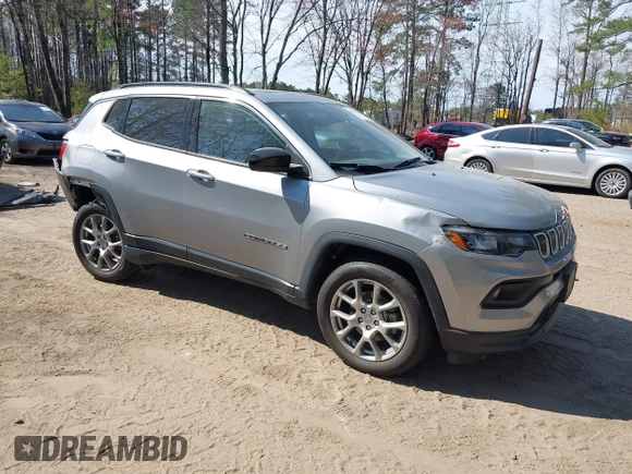 2022 Jeep Compass Latitude Lux с VIN 3C4NJDFB1NT164984, выставлен на аукционе IAAI как лот 41903469 с пробегом 67 490 миль миль и . История ставок и продаж доступна на DreamBid. Изображение 1.