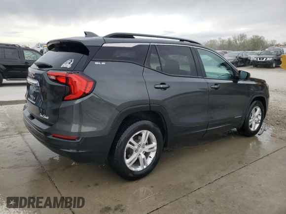2018 GMC Terrain SLE with VIN 3GKALMEV4JL319157, listed as a Copart auction lot 52027085 with 76,792 mi miles and Salvage Title. Bid and sale history available at carsss.com. Image 3.