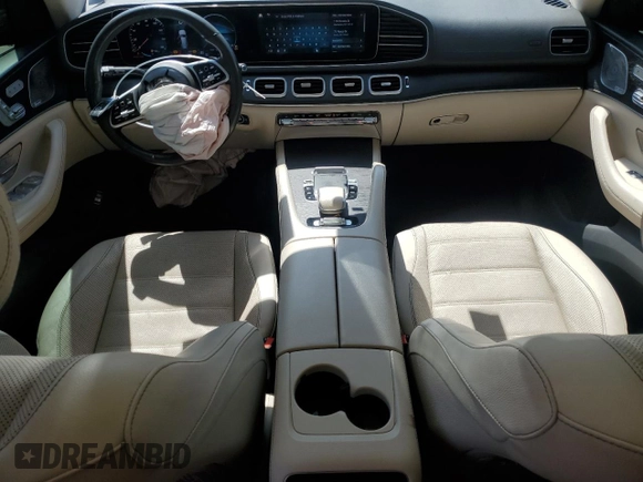 2020 Mercedes-Benz GLS 450 with VIN 4JGFF5KE8LA204635, listed as a Copart auction lot 55257424 with 62,060 mi miles and Salvage Title. Bid and sale history available at DreamBid. Image 8.