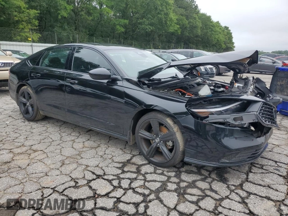2023 Honda Accord Sport-L with VIN 1HGCY2F72PA069719, listed as a Copart auction lot 58289145 with Not provided miles and Salvage title. Bid and sale history available at DreamBid. Image 4.
