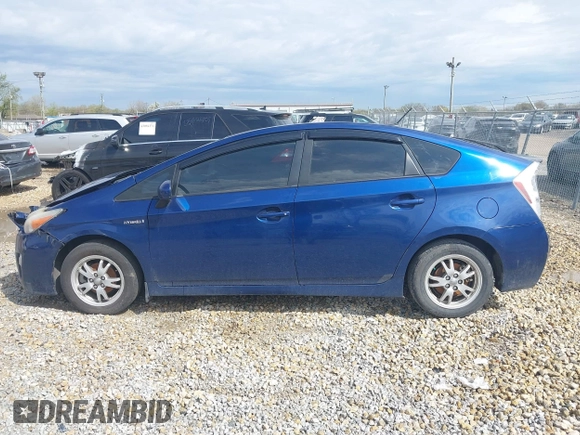 2011 Toyota Prius I with VIN JTDKN3DU2B5315803, listed as a IAAI auction lot 42092280 with 235,799 mi miles. Bid and sale history available at carsss.com. Image 14.