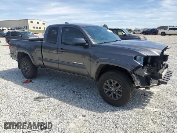 2022 Toyota Tacoma SR with VIN 3TYSX5EN4NT016636, listed as a Copart auction lot 49830005 with 42,357 mi miles and Salvage title. Bid and sale history available at DreamBid. Image 4.