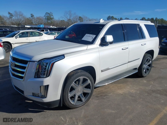2016 Cadillac Escalade Luxury Collection with VIN 1GYS4BKJ4GR339343, listed as a IAAI auction lot 41456214 with 114,777 mi miles. Bid and sale history available at carsss.com. Image 2.