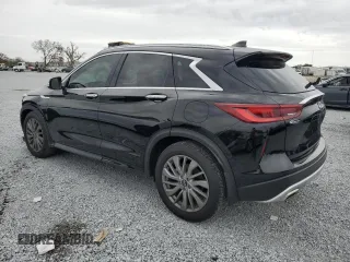 2024 Infiniti QX50 Luxe with VIN 3PCAJ5BA7RF104746, listed as a Copart auction lot 87662355 with 3,024 mi miles and Salvage title. Bid and sale history available at DreamBid. Image 2.