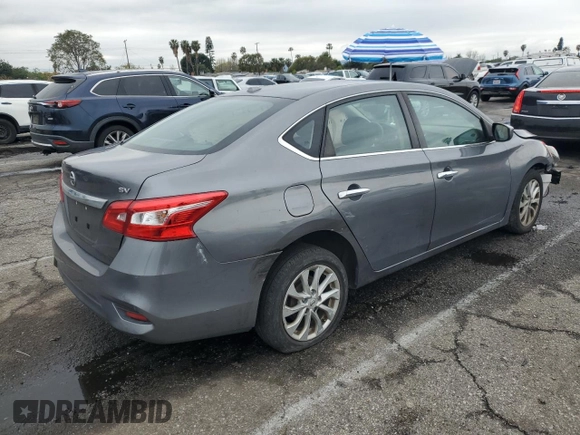 2019 Nissan Sentra SV with VIN 3N1AB7AP7KY401723, listed as a Copart auction lot 48760795 with Not Provided miles and Salvage Title. Bid and sale history available at DreamBid. Image 3.