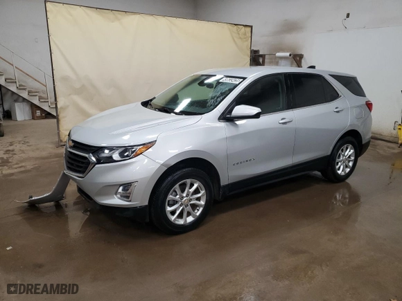 2020 Chevrolet Equinox LT with VIN 2GNAXUEV6L6184276, listed as a Copart auction lot 49633435 with 51,925 mi miles and Salvage Title. Bid and sale history available at carsss.com. Image 1.
