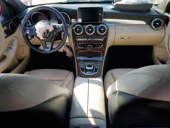 2018 Mercedes-Benz C 300 with VIN 55SWF4JB8JU279442, listed as a Copart auction lot 60338015 with 120,247 mi miles and Salvage title. Bid and sale history available at DreamBid. Image 8.