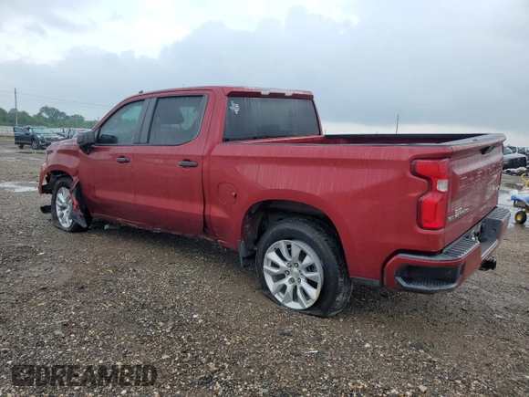 2020 Chevrolet Silverado 1500 Custom with VIN 3GCPWBEH6LG115807, listed as a Copart auction lot 54143865 with 107,807 mi miles and Salvage Title. Bid and sale history available at DreamBid. Image 2.