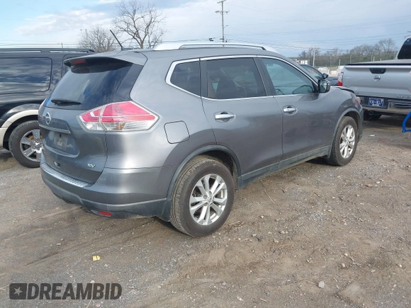 2016 Nissan Rogue S with VIN KNMAT2MT2GP688080, listed as a IAAI auction lot 41850598 with 202,507 mi miles and . Bid and sale history available at DreamBid. Image 4.