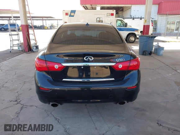 2014 Infiniti Q50 Premium with VIN JN1BV7AP9EM688811, listed as a IAAI auction lot 41483058 with 95,204 mi miles and . Bid and sale history available at DreamBid. Image 16.
