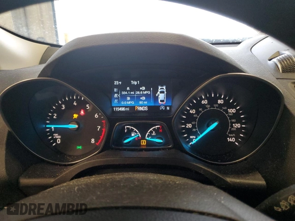 2018 Ford Escape SE z VIN 1FMCU9GD7JUB25596, wystawiony jako Copart lot #43562375 z przebiegiem 115 496 mil mil oraz Nie do naprawy • Non repairable. Historia ofert i sprzedaży dostępna na DreamBid. Obrazek 9.