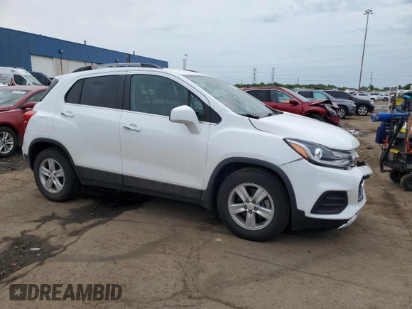 2019 Chevrolet Trax LT z VIN KL7CJLSB3KB797360, wystawiony jako Copart lot #58984105 z przebiegiem 61 597 mil mil oraz Czysty tytuł • Clean title. Historia ofert i sprzedaży dostępna na DreamBid. Obrazek 4.