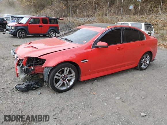 2008 Pontiac G8 z VIN 6G2ER57768L127526, wystawiony jako Copart lot #77438454 z przebiegiem 164 901 mil mil oraz Nie do naprawy • Non repairable. Historia ofert i sprzedaży dostępna na DreamBid. Obrazek 1.