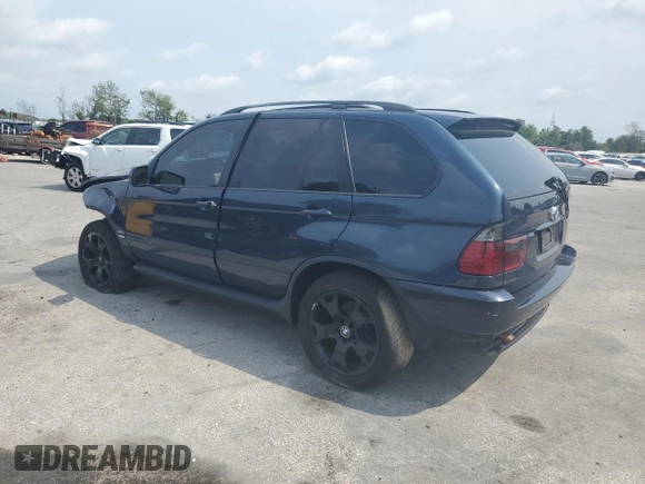 2005 BMW X5 3.0i with VIN 5UXFA13515LY21536, listed as a Copart auction lot 72695614 with 201,907 mi miles and Non Repairable. Bid and sale history available at carsss.com. Image 2.