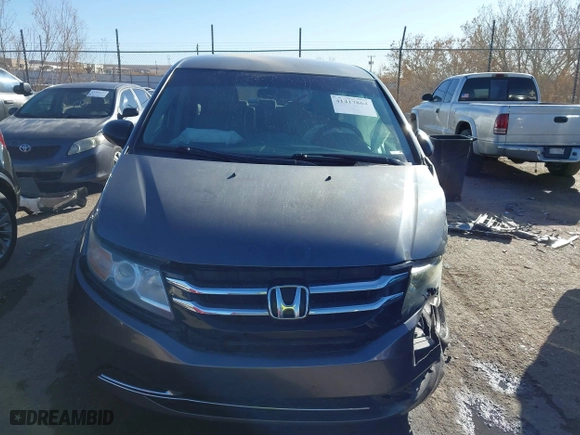 2014 Honda Odyssey LX with VIN 5FNRL5H27EB048315, listed as a IAAI auction lot 41417864 with 110,346 mi miles. Bid and sale history available at carsss.com. Image 12.