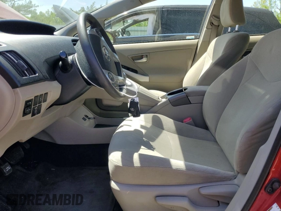 2012 Toyota Prius One with VIN JTDKN3DU2C5431388, listed as a Copart auction lot 55210905 with 129,114 mi miles and Clean Title. Bid and sale history available at DreamBid. Image 7.