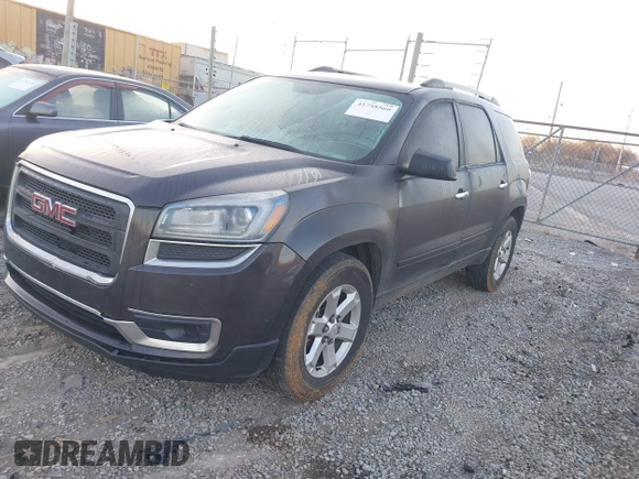 2014 GMC Acadia SLE with VIN 1GKKRPKD3EJ224571, listed as a IAAI auction lot 41748560 with 186,850 mi miles. Bid and sale history available at carsss.com. Image 17.