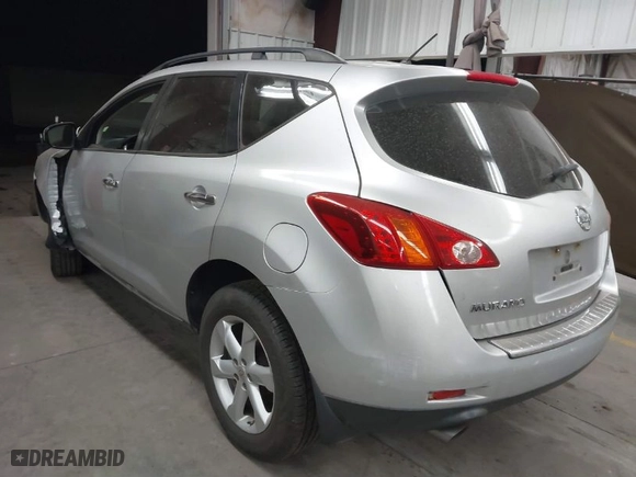 2009 Nissan Murano S with VIN JN8AZ18U99W016297, listed as a IAAI auction lot 41799274 with 161,727 mi miles. Bid and sale history available at carsss.com. Image 3.