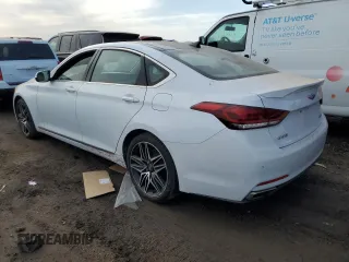 2015 Hyundai Genesis 3.8L with VIN KMHGN4JE4FU017012, listed as a Copart auction lot 48868425 with 110,981 mi miles and Salvage Title. Bid and sale history available at carsss.com. Image 2.
