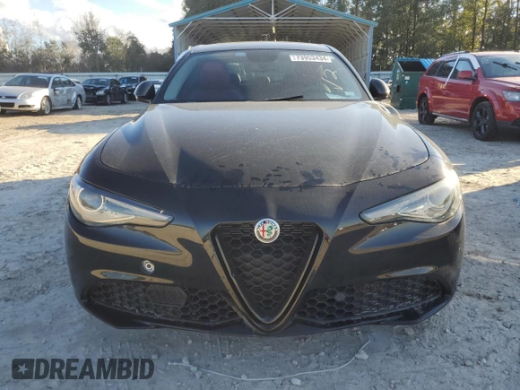 2019 Alfa Romeo Giulia z VIN ZARFAMAN4K7622772, wystawiony jako Copart lot #55380795 z przebiegiem Nie podano mil oraz Szkody całkowita. Historia ofert i sprzedaży dostępna na DreamBid. Obrazek 5.
