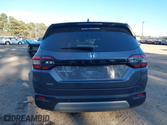 2023 Honda Pilot EX-L with VIN 5FNYG1H5XPB044829, listed as a IAAI auction lot 41396208 with 15,277 mi miles and . Bid and sale history available at DreamBid. Image 17.