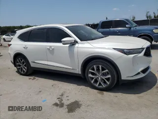 2023 Acura MDX Technology with VIN 5J8YD9H45PL000928, listed as a Copart auction lot 58206855 with 32,168 mi miles and Salvage title. Bid and sale history available at DreamBid. Image 4.