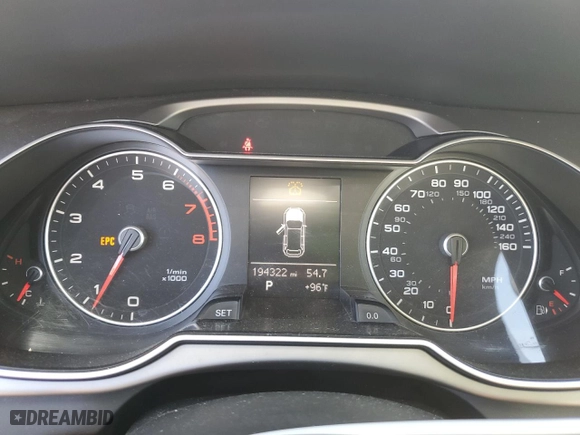 2013 Audi allroad Premium with VIN WA19FAFL6DA211601, listed as a Copart auction lot 75035494 with 194,322 mi miles and Salvage Title. Bid and sale history available at carsss.com. Image 9.