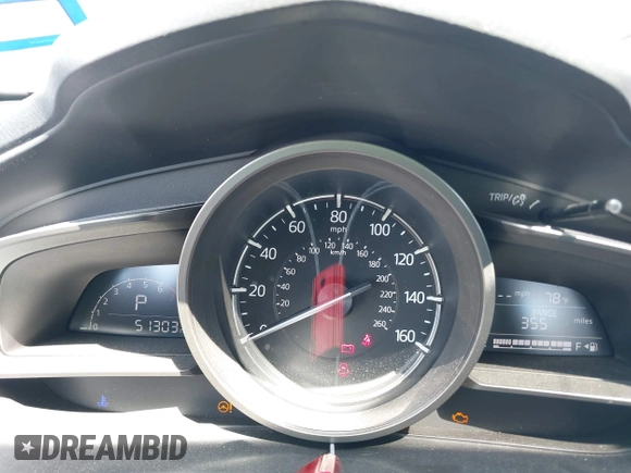2018 Mazda 3 Touring with VIN 3MZBN1V38JM206827, listed as a IAAI auction lot 41983631 with 51,303 mi miles and . Bid and sale history available at DreamBid. Image 7.